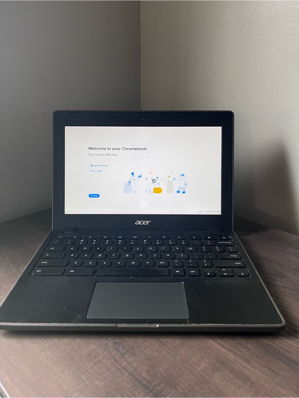 Acer Chromebook 11 - Black Compact Chrome Laptop **no charger** great for kids